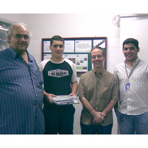 Visita de jovem futuro empreendedor